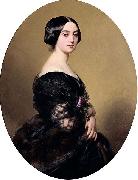 Franz Xaver Winterhalter Baronne Henri Hottinguer, nee Caroline Delessert oil painting